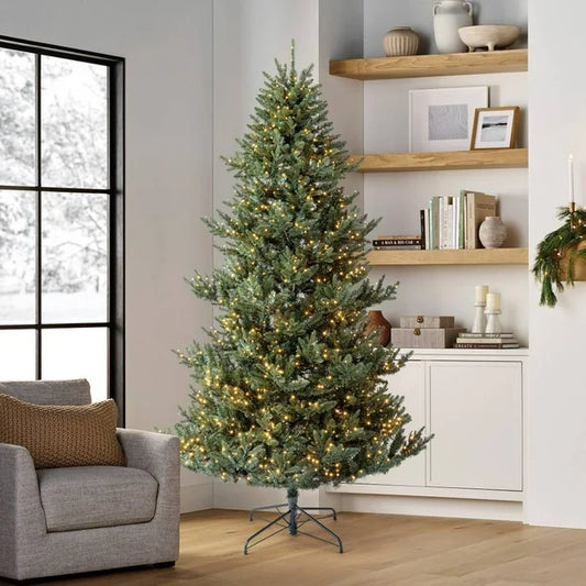 Árbol de Navidad Preiluminado – 1.500 LED Blancas Cálidas