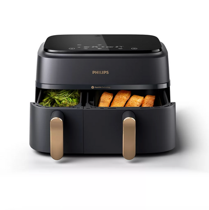 PHILIPS Airfryer Serie 3000 Doble Cubeta 9L