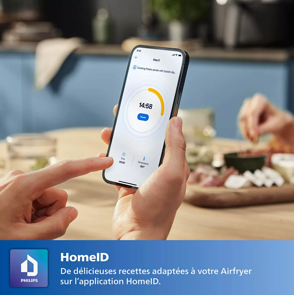 PHILIPS Airfryer Serie 3000 Doble Cubeta 9L